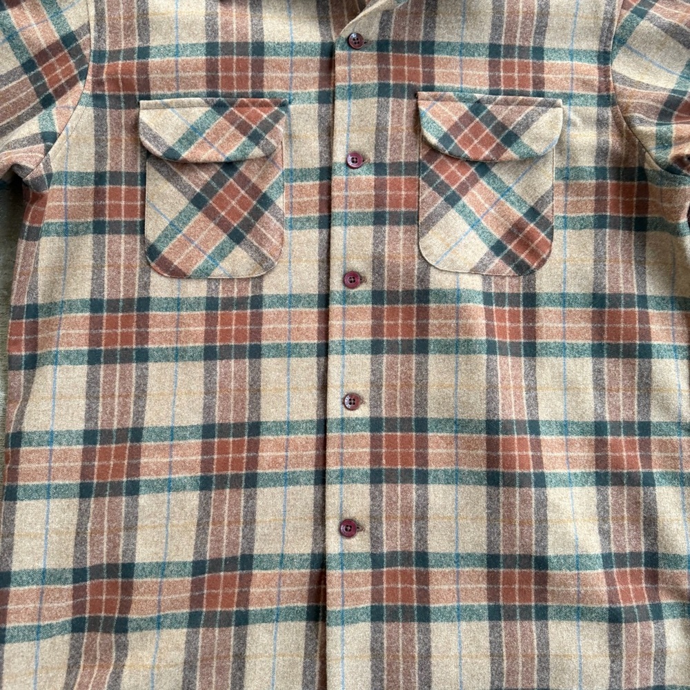 Pendleton The Original Board Wool Plaid Shirt Men… - image 2